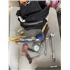 Image 5 : TOOL BAG W/ HAND TOOLS AND 3 DRILLS - 2 IN HARD CASES