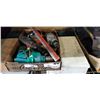 Image 1 : TRAY AND METAL BOX OF MISC TOOLS