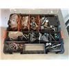 Image 4 : PLASTIC TOOL BOX WITH CONTENTS AND ORAGNIZER WITH CONTENTS