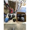 Image 1 : LARGE LOT OF SPORTS HELMETS, SNOW AND BIKE