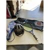 Image 1 : ASSORTED RACQUETS AND BIKE HELMET WITH MIPS AND LED LIGHTS
