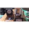 Image 1 : 2 BOXES W/ BOSE BOOKSHELF SPEAKERS AND  OTHER SPEAKERS