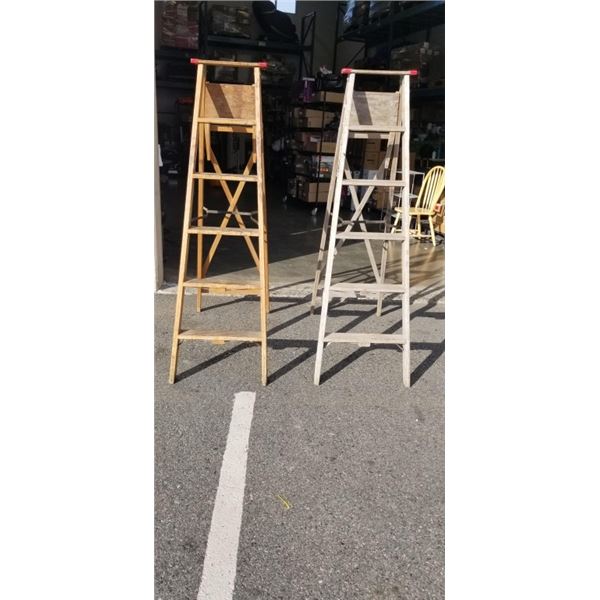 2  6FT A-FRAME LADDERS