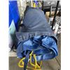 Image 2 : TWO AQUATAINERS, TARP, PATIO PRIVACY SCREEN MESH AND AREA CARPET