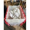 Image 3 : 3 STORAGE TOTES WITH FOLDING LID