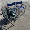 Image 1 : THREE-FOLDING CAMP CHAIRS