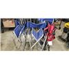 Image 1 : FOUR FOLDING CAMP CHAIRS