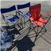 Image 5 : FOUR FOLDING CAMP CHAIRS