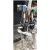 Image 3 : PAIR OF DRYWALL STILTS AND PAIR OF  GRAVITY BOOTS