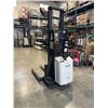 Image 1 : CROWN ELECTRIC ORDER PICKER PALLET STACKER, MODEL 20MT, IN WORKING ORDER, WITH MANUALS, GOOD BATTERI