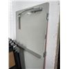 Image 1 : 48 INCH FIRE AND SOUND PROOF DOOR, WITH PUSH BAR AND CLOSER