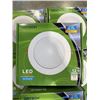Image 2 : 8 NEW ORTECH 6 INCH LED RECESSED DOWNLIGHTS, DIMMABLE WITH EASY INSTALL BOXES INCLUDED, 700 LUMENS S