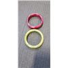 Image 1 : 2 BRACELETS - JADE AND OTHER PRECIOUS STONE
