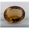 Image 2 : 49.21 CT AUTHENTICATED MADEIRA CITRINE GEMSTONE ($4,921 APPRAISAL)