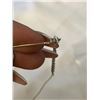 Image 3 : STERLING SILVER W/ 4 AMBER PENDANT CHOKER NECKLACE MARKED 925