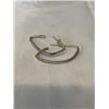 Image 2 : PAIR OF STERLING SILVER HOOP EARRINGS MARKED BI S925 ALE