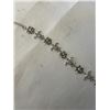 Image 2 : 925 STERLING SILVER TURTLE AND FLOWERS BRACELET