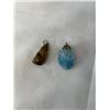 Image 2 : 6 SEMI PRECIOUS STONE PENDANTS