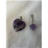 Image 4 : 6 SEMI PRECIOUS STONE PENDANTS