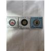 Image 1 : 3 SPECIAL CANADIAN TOONIES 2022 HOCKEY, 2022 IN MEMORY OF QUEEN ELIZABETH II AND 2025