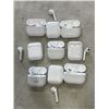 Image 2 : 9 ASSORTED APPLE AIRPOD CASES, WITH 1 AIRPOD IN EACH CASE, LOST PROPERTY ITEMS