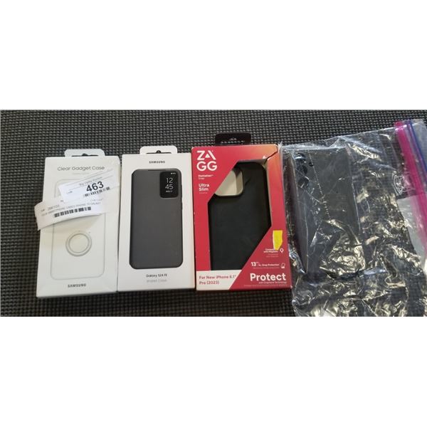 FOUR SMARTPHONE CASES IPHONE 15 GALAXY S23 AND GALAXY S24