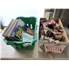 Image 1 : ASSORTED ESTATE RECORDS AND BOX OF COLLECTIBLE DOLLS AND MINIATURES