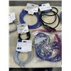 Image 3 : ASSORTED LENGTHS OF CAT 6 CABLES AND POWER CABLES