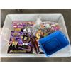 Image 2 : LARGE TOTE OF KIDS TOYS AND BOARDGAMES, SOME ARE NEW