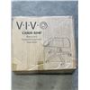 Image 1 : VIVO BLACK 2 IN 1 FOOTREST AND ERGONOMIC DESK STOOL
