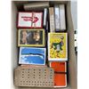Image 3 : LOT OF VINTAGE PLAYING CARDS, CRIBBAGE BOARDS, AND TRIVIA GAMES