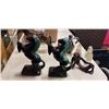 Image 3 : ASSORTED ANIMAL AND FIGURINES FROM BLUE MOUNTAIN POTTERY, ART GLASS ETC