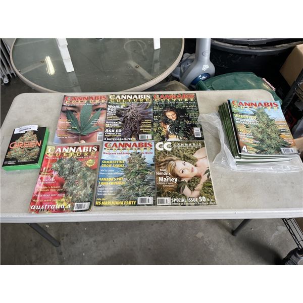 LOT OF PSYCHIATRY AND CANNABIS BOOKS AND MAGAZINES