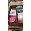 Image 4 : BOX OF ASSORTED PAPERBACK NOVELS AND TRAY OF CDS