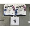 Image 1 : 2 ENERGIZER ULTIMATE WIRELESS 3 IN 1 CHARGER STANDS AND SUDIO N2 WIRELESS BLUETOOTH EARBUDS