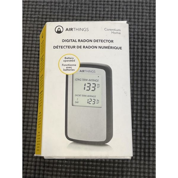 AIRTHINGS CORENTIUM RADON GAS MONITOR - TESTED WORKING, RETAIL $179
