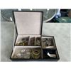Image 1 : JEWELLERY BOX W/ CONTENTS