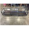 Image 1 : MODERN GLASS MEDIA STAND