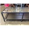 Image 2 : MODERN GLASS MEDIA STAND