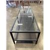 Image 4 : MODERN GLASS MEDIA STAND