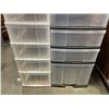 Image 3 : 3 PLASTIC DRAWEER ORGANIZERS