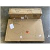 Image 1 : VIVO 75 X 63 CORNER ELECTRIC SIT TO STAND DESK WITH GRAY MEDIUM SINGLE MOTOR ELECTRIC FRAME