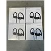 Image 1 : 4 NEW PAIRS OF TRANYA X2 BLUETOOTH SPORT EARBUDS, TYPE C CHARGING