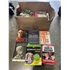 Image 1 : BOX OF ASSORTED NEW BOOKS, HARD AND SOFT COVER, NOVELS AND LEARNING BASED