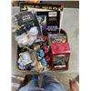 Image 1 : LOT OF STARWARS COLLECTIBLES INCLUDING CALENDAR, STAIONARY, ACTION FIGURES, RETAIL $149