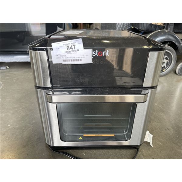 INSTANT POT 10QT VORTEX PLUS AIR FRYER OVEN - TESTED WORKING, RETAIL $199