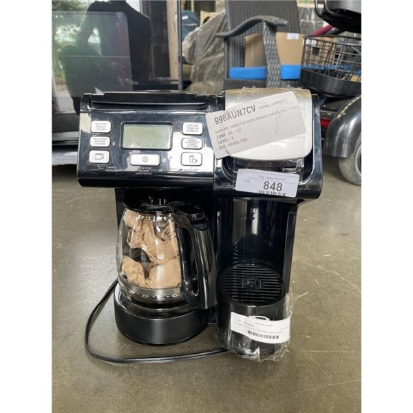 HAMILTON BEACH FLEXBREW TRIO COFFEE MAKER - TESTED WORKING, RETAIL $119