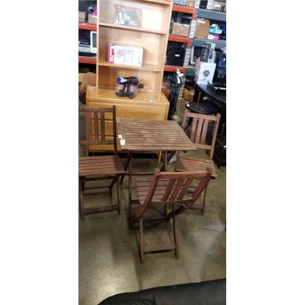 FOLDING 4PC PATIO SET