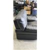 Image 3 : BLACK LEATHER LOUNGE CHAIR, GOOD CONDITION