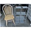 Image 1 : SPINDLE BACK DINING CHAIR AND CUBBY ORGANIZER